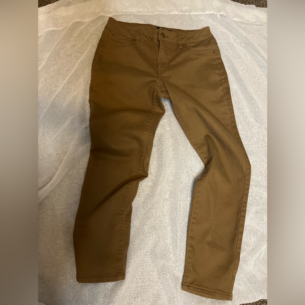 Ankle Length Brown Jeans